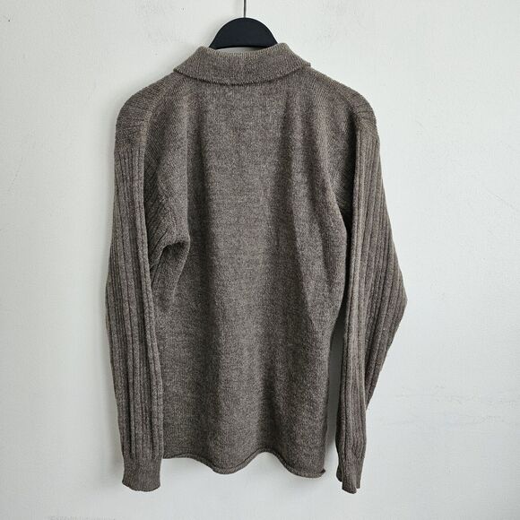 Vintage Sierra Trading Post wool-blend collared sweater, men's small - Picture 3 of 7